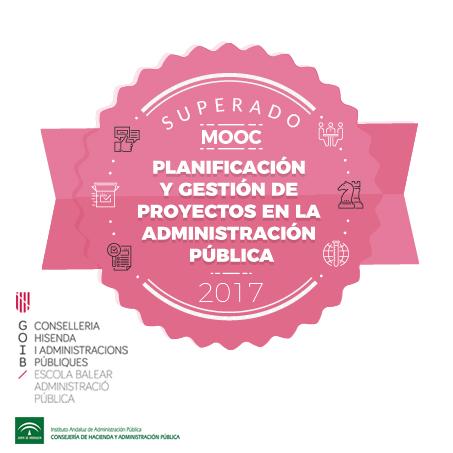 Recibida credencial del Mooc #GProyectos17 en forma de badge o insignia digital. Pendiente de incorporarla a nuestra #MozillaBackpack